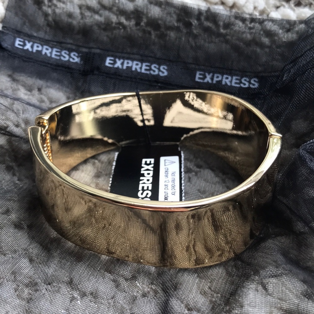 Wavy Hinged Bangle - Picture 2 of 5
